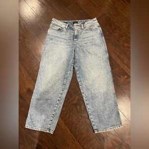 Talbots Women Size 8 High Waist Straight Ankle Denim Jeans